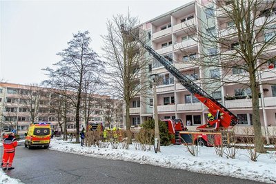 Mehr als 40 Feuerwehrleute rückten am Nachmittag aus.