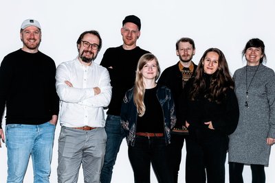Das Projektteam für die Kampagne „Matthäikirchhof“: Paul Schmidt, Jens Engelmann, Jan König, Annabell Goldacker, Eric Schlaphof, Sophie Frauenknecht und Anke Engelmann (v. l.)