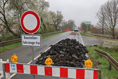 Die Brücke Meeraner Straße in Glauchau ist wegen Bauarbeiten voll gesperrt.