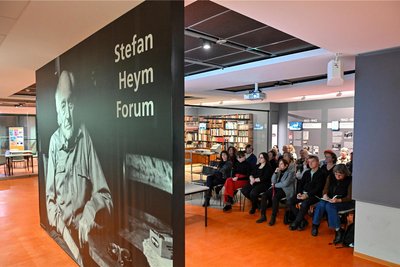 Das Stefan-Heym-Forum im Tietz soll ein Begegnungsort mit dem Schriftsteller und Ehrenbürger der Stadt Chemnitz sein.