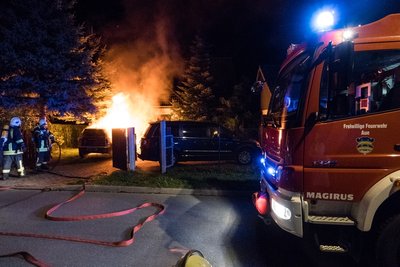 Die Feuerwehr versuchte den Brand schnellstmöglich zu löschen.