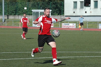 Ein Torjäger völlig frei: Christoph Eckart trifft hier zum 2:1 in der Verlängerung.
