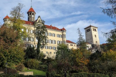 Das Café im Schloss Waldenburg ist seit einem Jahr wieder geöffnet.