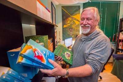 Wolfram Christ freut sich darauf, mit den Publikationen des eigenen Verlags bei "Leipzig liest trotzdem" in den nächsten Tagen an die Öffentlichkeit gehen zu können. 
