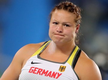 Dieses Gesicht spricht Bände. Christina Schwanitz fand nicht in die Spur.
