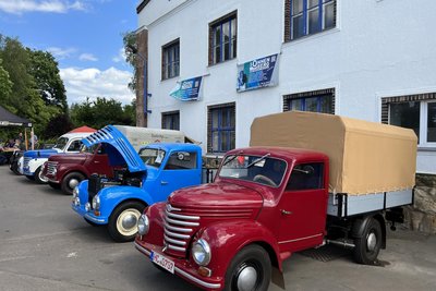 Beim Framo- und Barkas-Treffen in Hainichen - hier eine Aufnahme von 2022 - steht die Vielfalt der Modelle im Vordergrund.