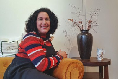 Nirit Sommerfeld, Jahrgang 1961, ist deutsch-israelische Jüdin. Ihr Großvater stammte aus Chemnitz und wurde von den Nazis ermordet. Das Café Julius im Smac erinnert an ihn.