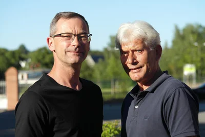 Andreas Mehnert (l.) und Mike Leye gehören zu denen, die das Fest organisieren.