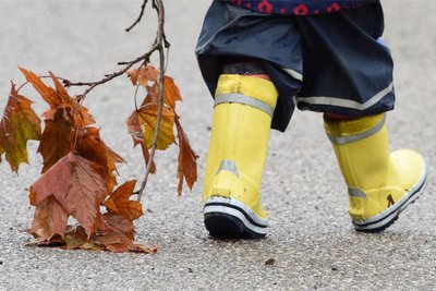 Der Ungeliebte unter den Schuhen: Der Gummistiefel.