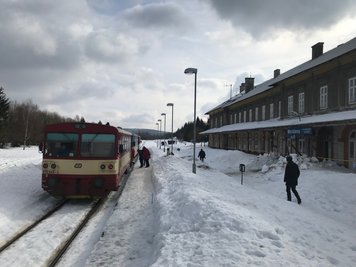 Auf tschechischer Seite ist in Moldava Schluss. 