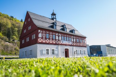 Das Herrenhaus Auerhammer ist das älteste Gebäude von Aue mit weltlicher Nutzung.