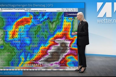 Sehr viel Regen, möglicherweise Überschwemmungen und Sturzfluten: Kathy Schrei kündigt auf wetter.net für die nächsten Tage eine dramatische Wetterlage für Mitteleuropa an, die auch Auswirkungen auf Sachsen haben wird.
