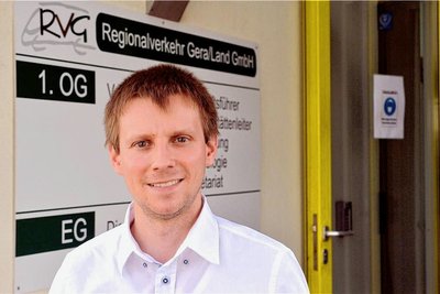 Stefan Meißner, Geschäftsführer der PRG Personen- und Reiseverkehrs GmbH Greiz.