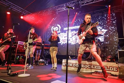 Voller Einsatz: Die Rockzipfl.