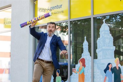 Plauens Wirtschaftsförderer André Körner erwartet sich vom Kultursommer neuen Schwung für die Stadt.