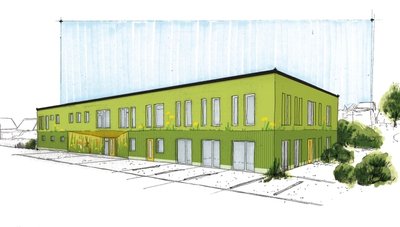 Farbentwurf "Löwenzahn" des Architekturbüros Wende