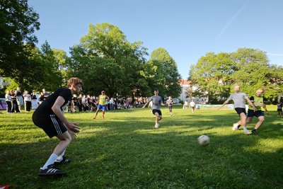 Trotz Hobbyturnier wurde hart gekämpft.