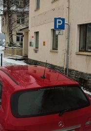 Behindertenparkplatz 