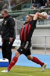 Einwürfe statt Paraden: Andreas Hönig rückt im Heimspiel gegen Pirna-Copitz wohl wieder in die Abwehr, nachdem er in Radebeul im Tor gestanden hatte. 