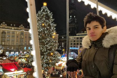 Toni Ralli ist Student in Mittweida. Seine Familie lebt in Peru, über die Advents- und Weihnachtszeit bleibt er aber in Deutschland.