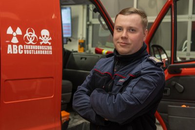 Eric Hering ist Wehrleiter der Ellefelder Feuerwehr.