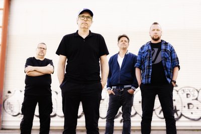 Die Rostocker Punkband Dritte Wahl. Sie trat 1988 zum ersten Mal auf. Vorn im Bild Gunnar Schroeder.