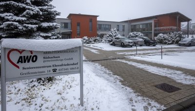 Zehn Soldaten haben im Awo Seniorenzentrum in Ehrenfriedersdorf ausgeholfen.