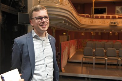 Verwandt mit dem US-Präsidenten? Mittelsachsens Finanzchef Christoph Trumpp wird oft auf seinen Namen angesprochen.