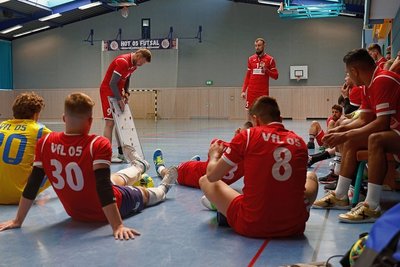 Das Team von HOT 05 Futsal feilte mit Trainer Michal Salak in den vergangenen Übungseinheiten intensiv an der Taktik für das Finale. 