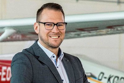 Ralf Kaußler ist Geschäftsführer des Flughafens Hof-Plauen.