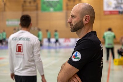 War am Ende trotz der dritten Saisonniederlage keineswegs unzufrieden: HSG-Trainer Uwe Lange.