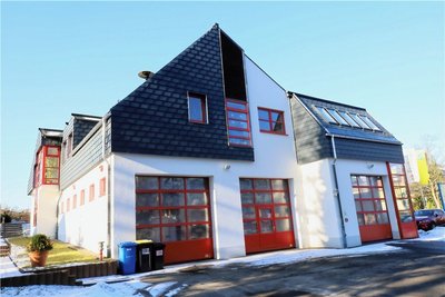 Das Gerätehaus der Niederbobritzscher Wehr, eines von fünf im Gemeindegebiet. 