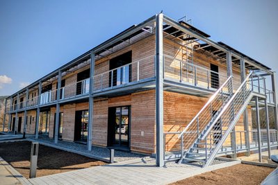 Das neue Mogatec-Entwicklungszentrum: Vom ersten Spatenstich bis zur offiziellen Einweihung sind knapp 22 Monate vergangenen.
