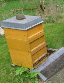 Der gestohlene Bienenstock aus Chemnitz hat die Maße 45 mal 50 mal 60 Zentimeter und wiegt etwa 40 Kilogramm.