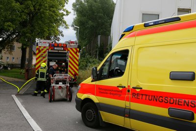 Am späten Samstagnachmittag brannte an der Zschopauer Straße in Adelsberg ein Schuppen.
