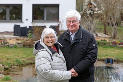Regine und Johannes Badstübner aus Beiersdorf begingen am 1. April ihre Eiserne Hochzeit.