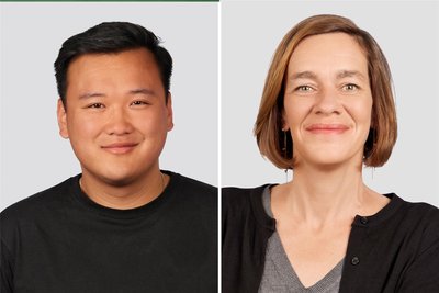 Von Campact empfohlene Leipziger Linke: Nam Duy Nguyen und Juliane Nagel.