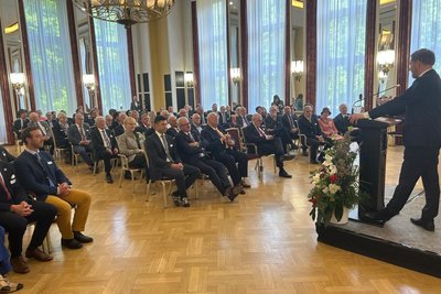Rund 150 Gäste kamen zu dem Empfang im „Chemnitzer Hof“.