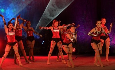 Die Show-Girls von "KoR" mussten während Corona auf große Auftritte wie hier im Kulturhaus verzichten. 