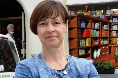 Drogerie-Chefin Kathrin Junghänel.