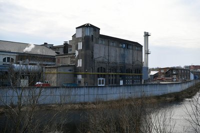 Die Papierfabrik Penig auf einer früheren Aufnahme.