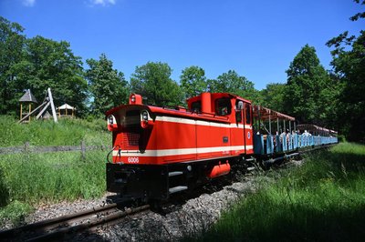 Ab Donnerstag drehen die Parkeisenbahnen wieder ihre Runden durch den Küchwald. Foto: Andreas Seidel/Archiv