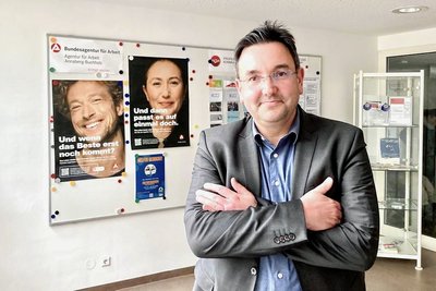 Agenturchef Sven Schulze spricht von einer derzeit hohen Dynamik am Arbeitsmarkt. 