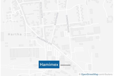Der Standort des früheren „Hamimex“ in Hartha.