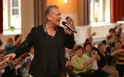 Olaf Berger begeisterte das Publikum im Kultur- und Schützenhaus.