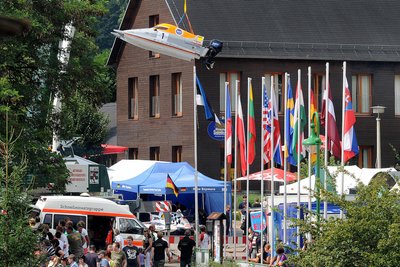 Die Motorboot-WM sorgt immer für internationales Flair an der Talsperre Kriebstein.