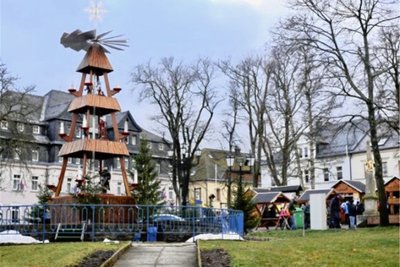Gibt es Fördermittel, soll zum Beispiel die Pyramide auf dem Markt erneuert werden. 