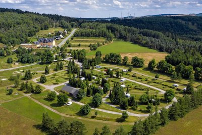 Der Camping- und Ferienpark am Ahornberg in Seiffen.