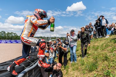 Am Sachsenring erneut nicht zu stoppen: Marc Marquez.