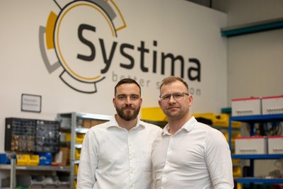 Martin Olma (links) und Tim Spranger gründeten Systima.